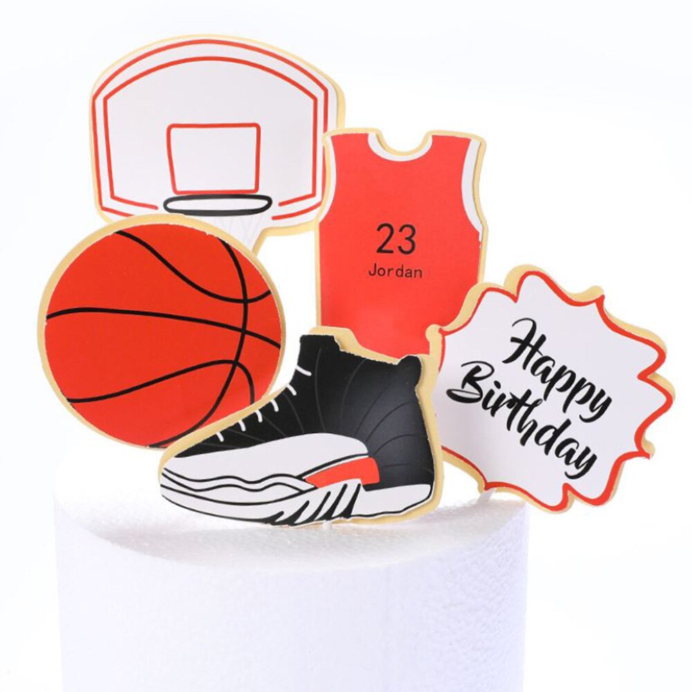 1 pc sport chłopiec cylinder na tort urodzinowy koszykówka z motywem piłki nożnej sport Cupcake cylinder dzieci urodziny na przyjęcie robić tortu dekoracje: rodzaj 3