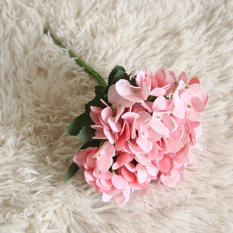 1 sztuk piwonia kwiatowa rodzina wesele urodziny nowy rok dekoracja walentynkowa kwiatowy jedwab hortensja wazon kombinacja kwia: 4