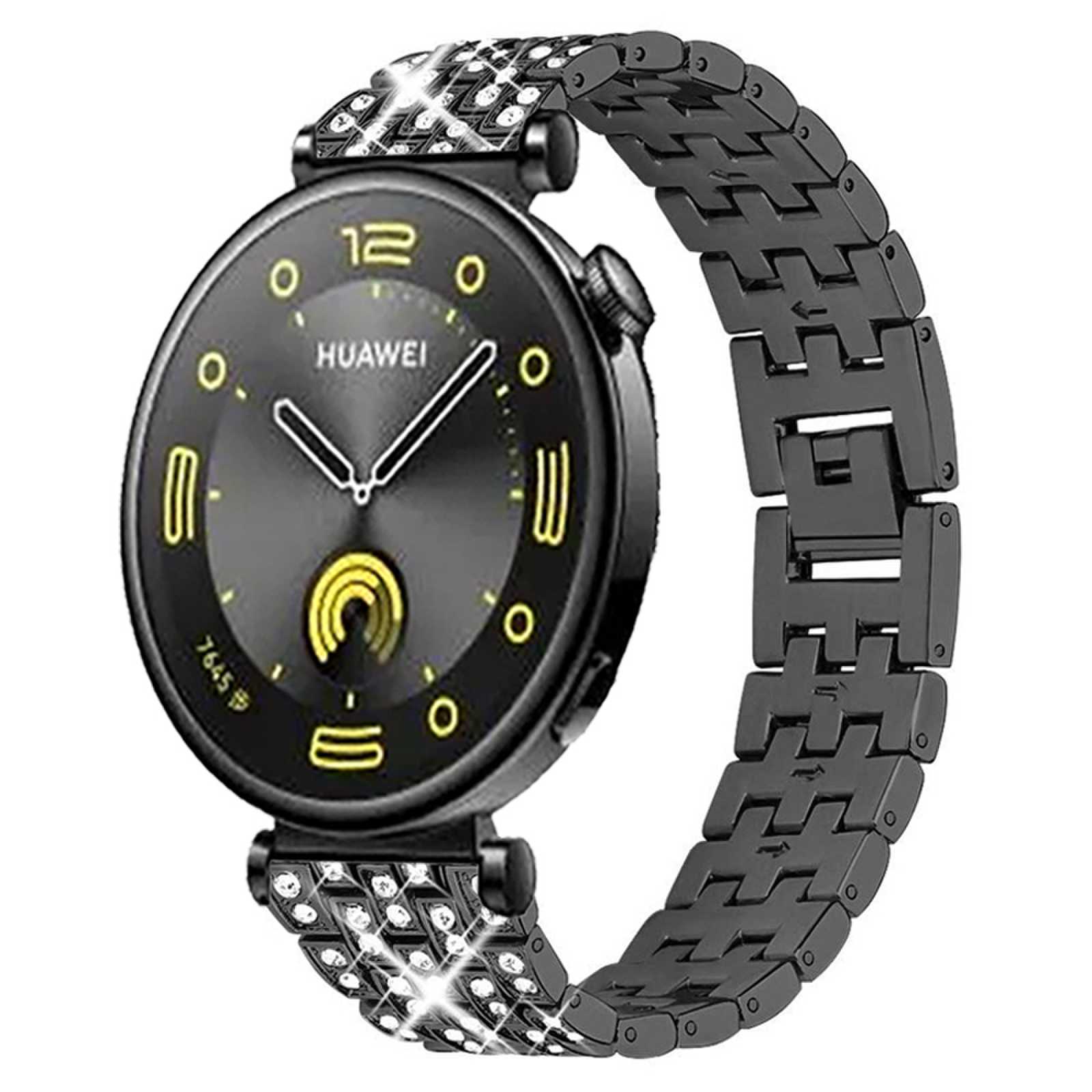 Diamanten band voor Huawei Watch GT 4 41 mm riem voor Mibro T1/GS band Garmin Venu 3S/2S Vivoactive 4S armband 18 mm metalen band