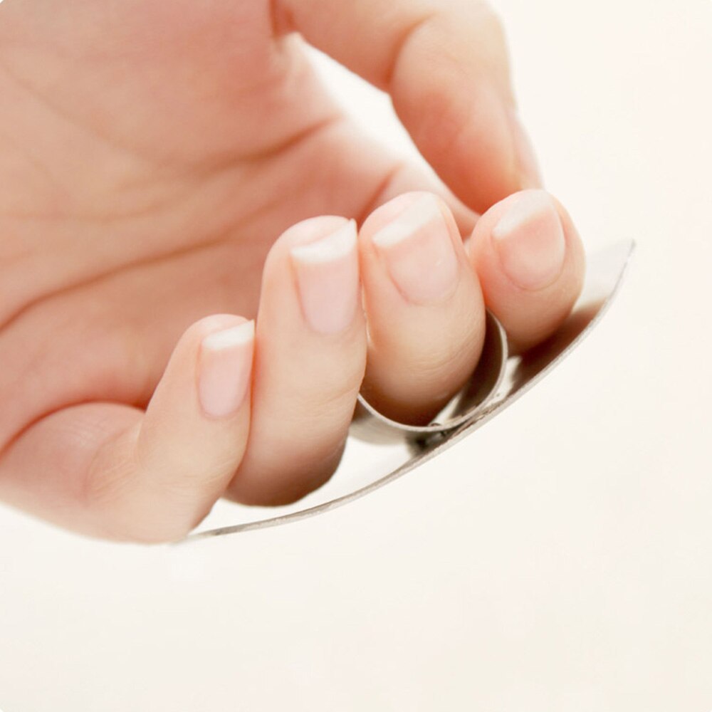 LMETJMA ze stali nierdzewnej palec ochraniacz palec ręki, aby nie zranić cięcia osłonka zabezpieczająca ochrona palców narzędzia kuchenne narzędzia robić gotowania