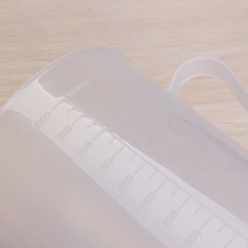 1000ml Transparent Graduated Beaker with Handle