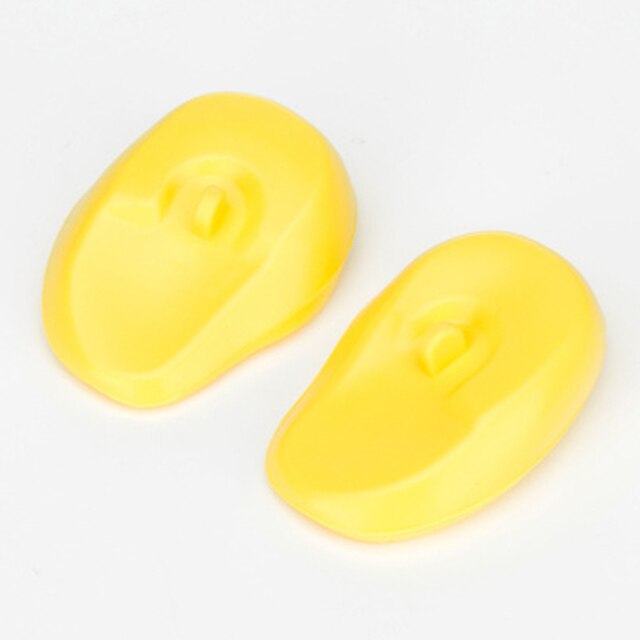 1 Paar Herbruikbare Waterdicht Oor Protector Cover Caps Salon Kappers Dye Shield Bescherming Douche Cap Tool: Clear