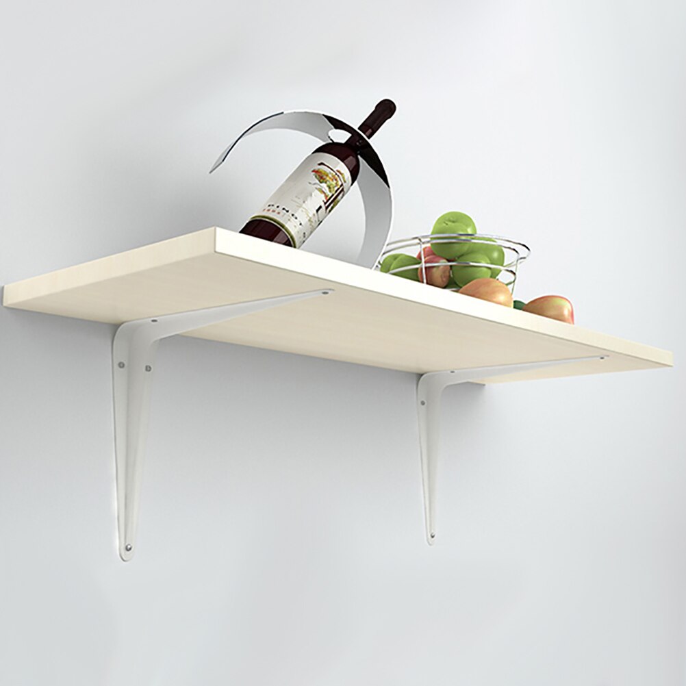 12pcs Shelf Brackets Heavy Duty L Bracket Corner Brace Support Metal Joint Angle Bracket For Hanging Floating Shelves Bracket