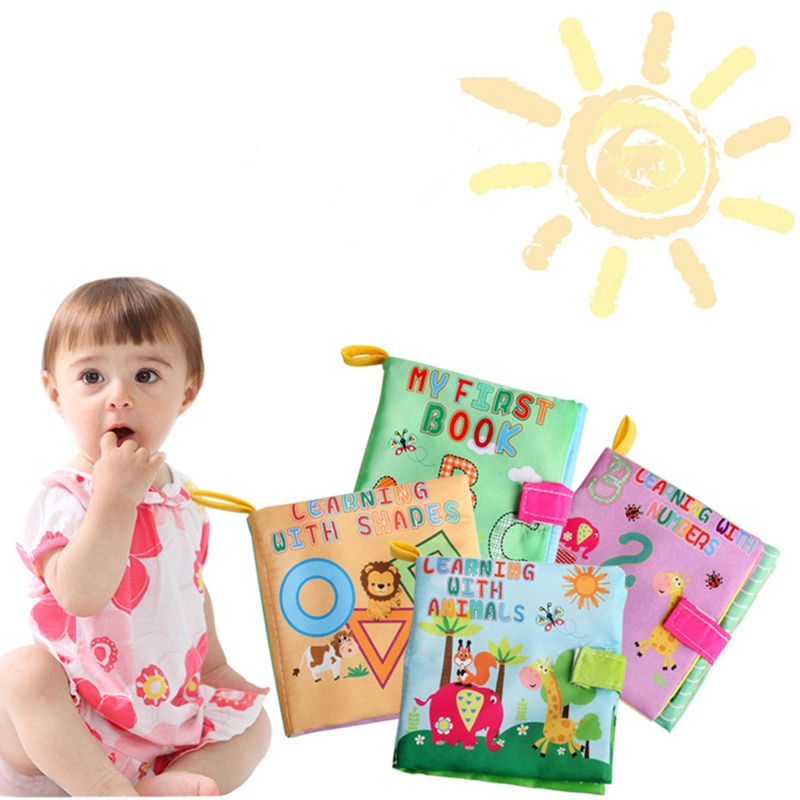 4 stijl Baby Speelgoed Zachte Doek Boeken Geritsel Geluid Zuigeling Educatief Kinderwagen Rammelaar Speelgoed Pasgeboren Wieg Bed Baby Speelgoed 0 -36 maanden