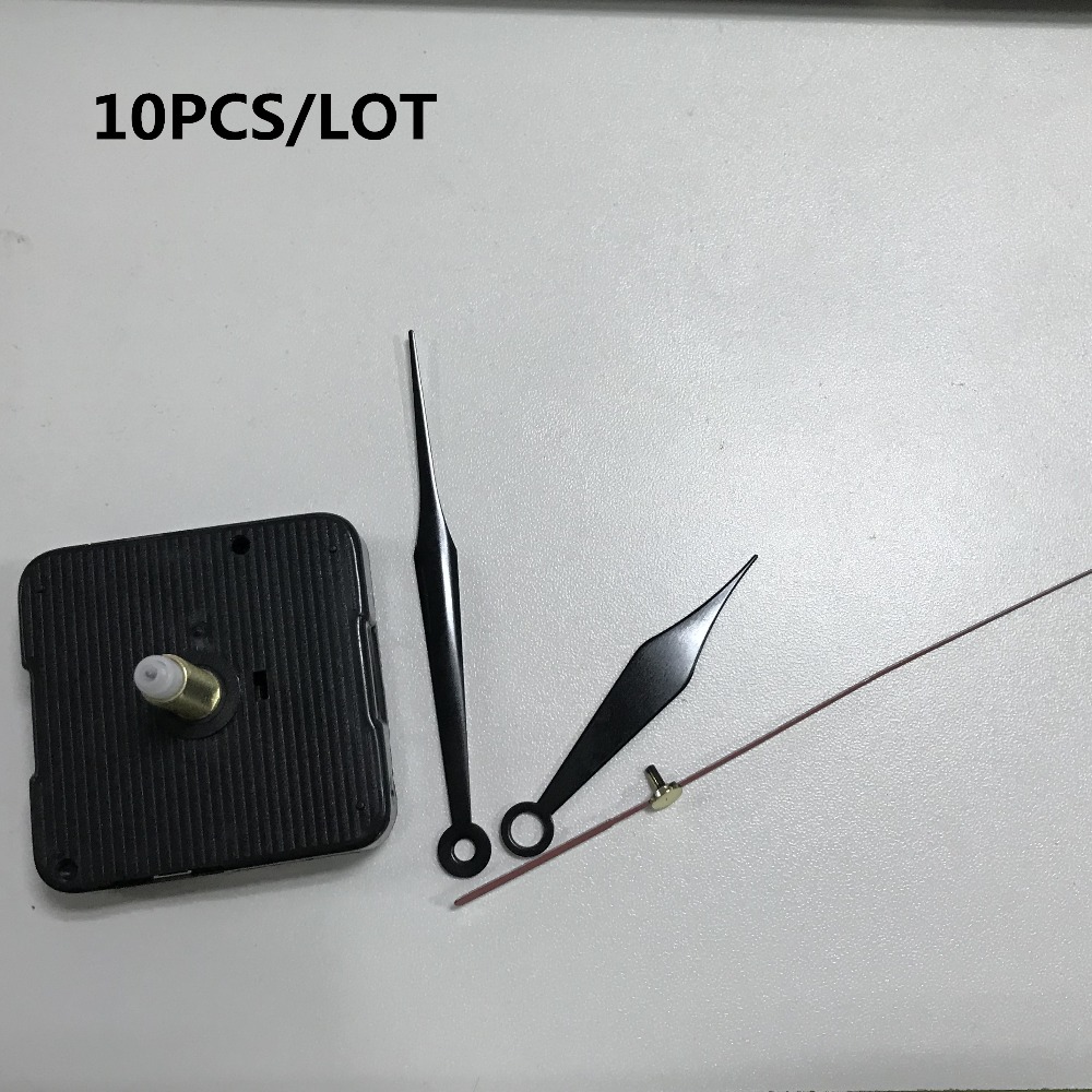 10 ADET diy saat Mekanizması Siyah Kuvars Sessiz duvar saati Hareketi 10 ADET diy saat Mekanizması Siyah Kuvars Sessiz duvar saati Hareketi