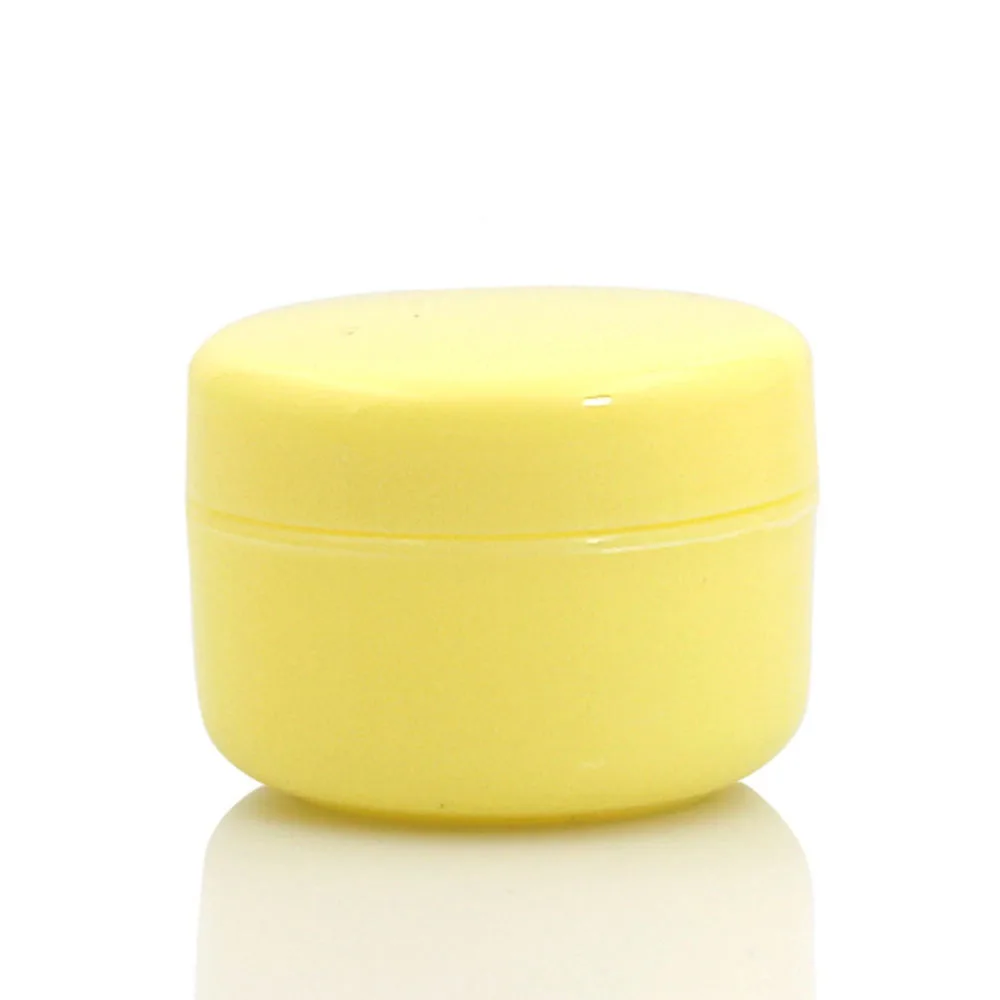 Frascos de plástico rellenables para maquillaje y cosméticos, tarros vacíos para crema facial, contenedores de almacenamiento de loción y sombra de ojos, 10 Uds., 10g-100g: Gris claro / 18 ml