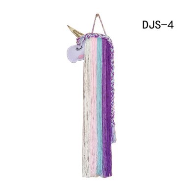 INS-horquillas de unicornio de fieltro para niños, accesorios para el cabello, cinturón de almacenamiento para colgar en la pared, tiara, cinturón de acabado, estante de acabado: 4