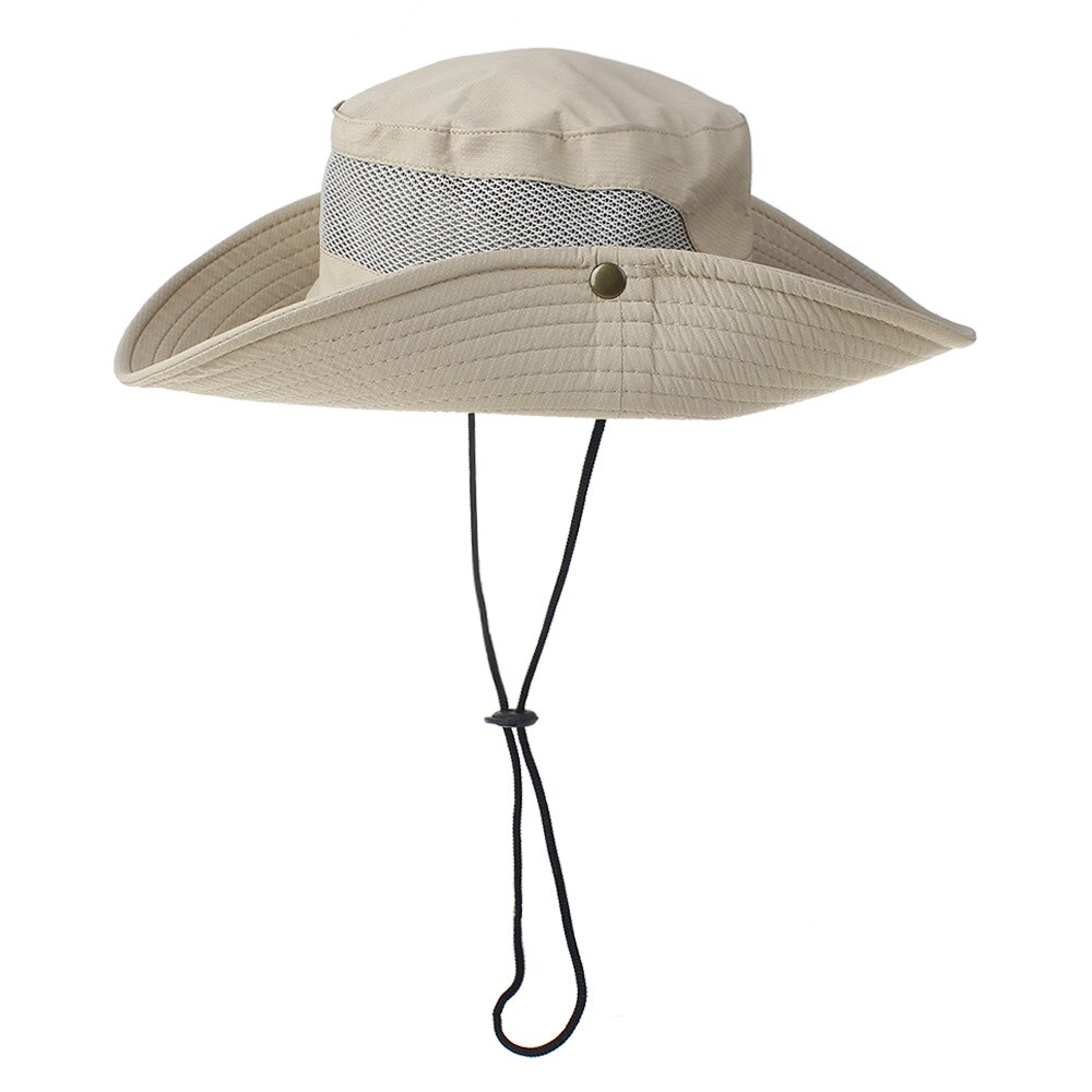 Bucket Sun Hat Fishing Caps Wide Brim Safari Visor Sun Cap For Male Men Fishing Hats Outdoor Sports Cap