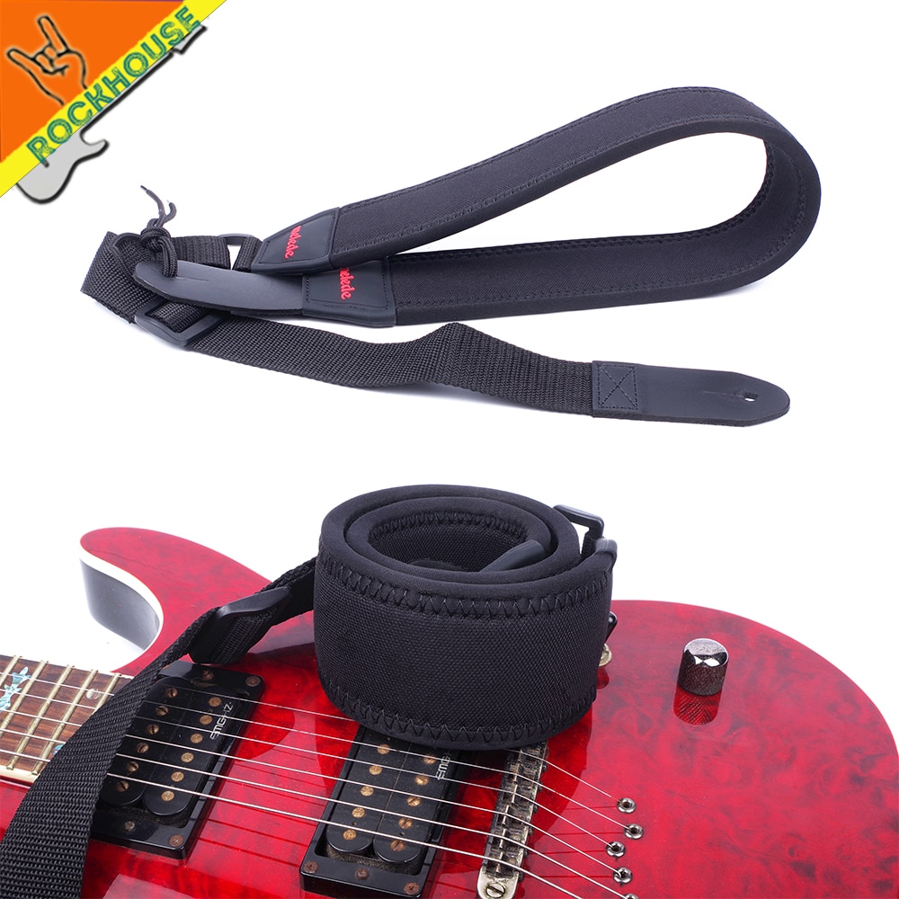 Elastische elektrische gitaarband basbanden kreukvrij superzacht duurzaam kreukvrij waterdicht ademend