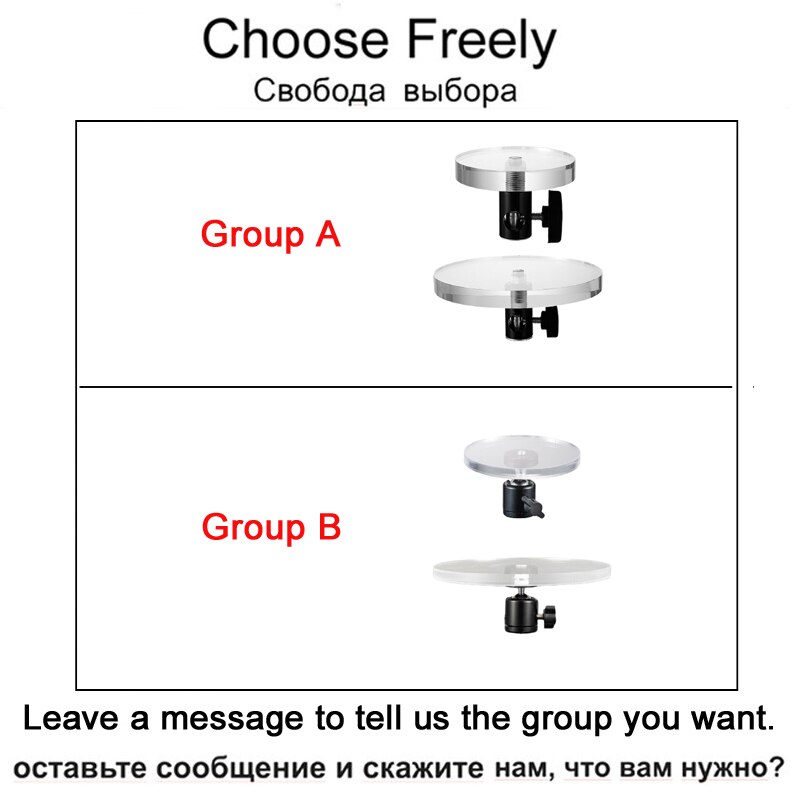 Photographic Acrylic Column Cosmetics support Shooting Clear Decoration Block Product Holder Display Stand cylinder: A or B