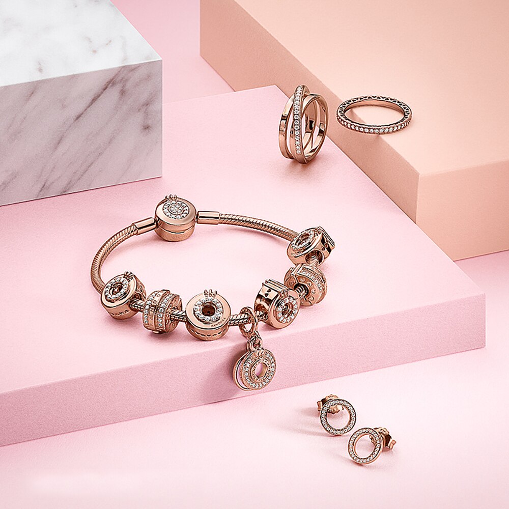 925 en argent Sterling breloque couronne coeur Bracelet femmes bijoux collier en argent Sterling pendentif