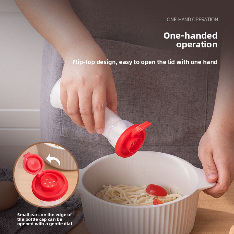 Ströflaska plastkryddaflaska pulverspridare grillkrydda burk krydda pepparpulverflaska