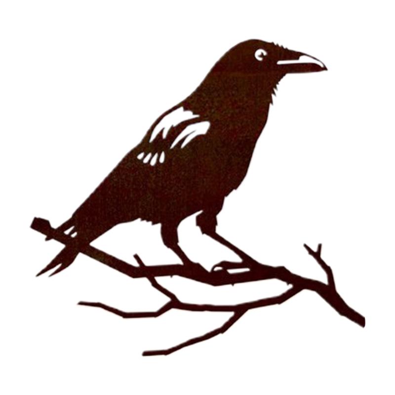 Yard Art Tree Bird Owl Animal Art Garden Metal Tree Stainless Steel Art Metal N7MD: 19