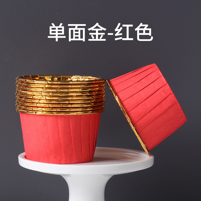 50pcs Middle size Newspaper Style Cupcake Liner Baking Cup For Wedding Party Tulip Muffin Cupcake Paper Oilproof Cake Wrapper: plum