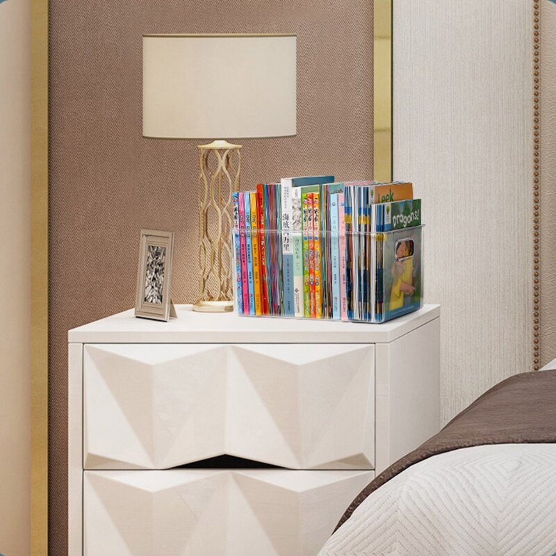 Plastic Food Storage Container with Side Handle Refrigerator Storage Basket