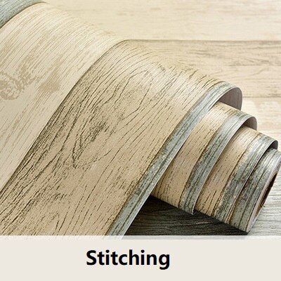 PVC Door Sticker Vinyl Contact Paper Self adhesive Wallpaper for Kitchen Cabinet Waterproof Shelf Liner Home Decor Wall Stickers: Stitching