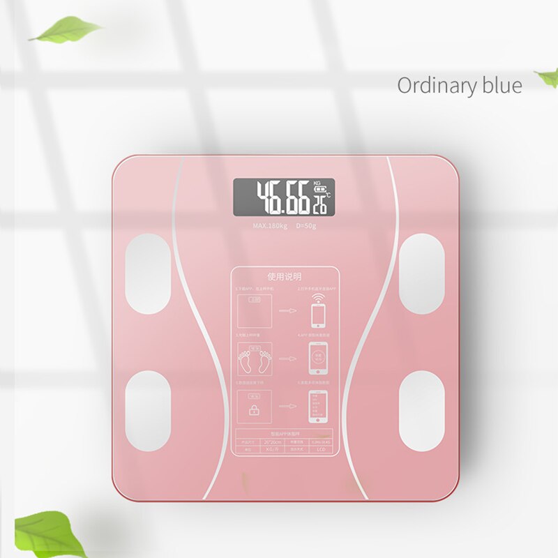 Weight Fat Scale Bathroom Smart Digital Scale LED Light Display Wireless Bluetooth Connection Control Weighing Intelligent Scale