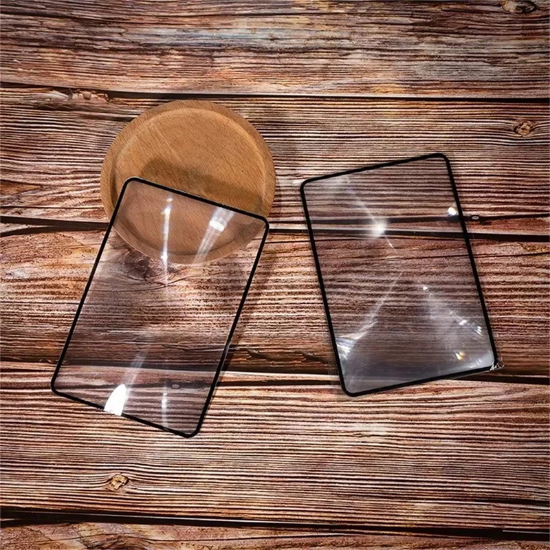 Full Page Large Sheet Magnifier PVC Magnifying Glass Reading Aid Glass Page Magnifying Large Area Lens Reading Magnifier