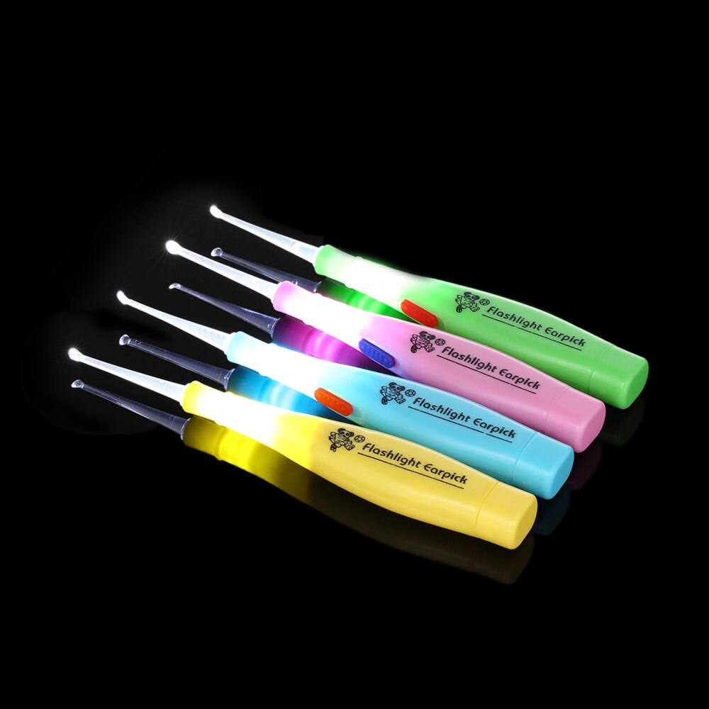 Ear Cleaning Tool LED Light Ear Picks Earwax Remover Stainless Steel Earpick With 3 Tips & Tonsil Stone Remover Tool Irrigator