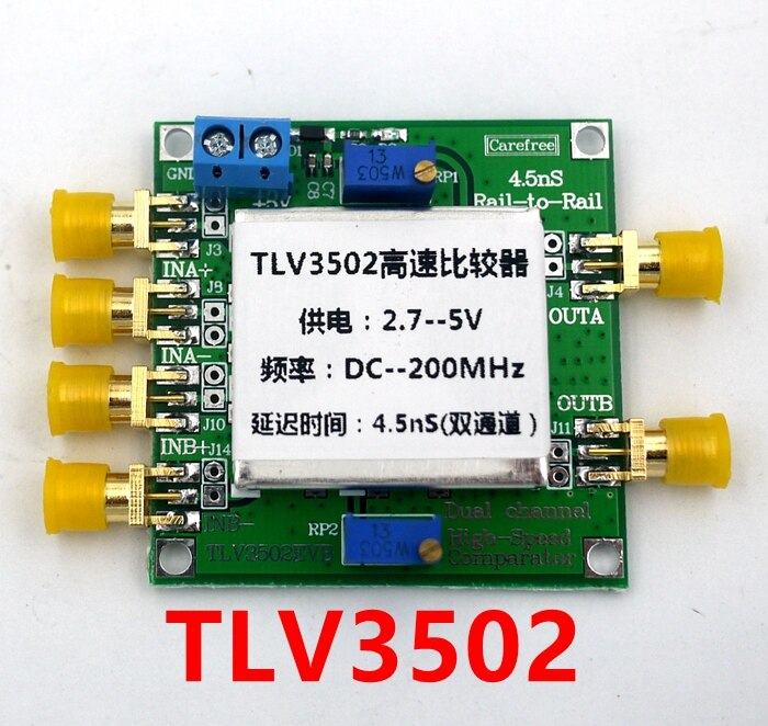 Módulo de comparador tlv3502, módulo tlv3502, comparador de alta velocidade bidirecional tlv3501