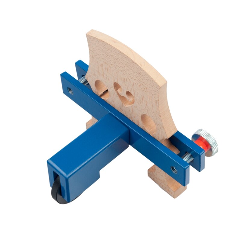 Cello-codeur voor metaalbewerking, reparatiegereedschap voor cello-brug, zwarte machine, gereedschap voor luthier, cello-reparatiemes voor training, blauwe set
