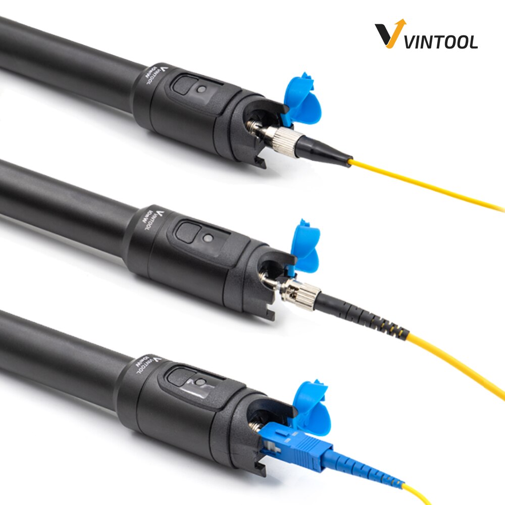 Probador de Cable óptico de fibra VFL, tipo de rotulador Localizador Visual de fallos para FC/SC/ST, 10/20/30mW