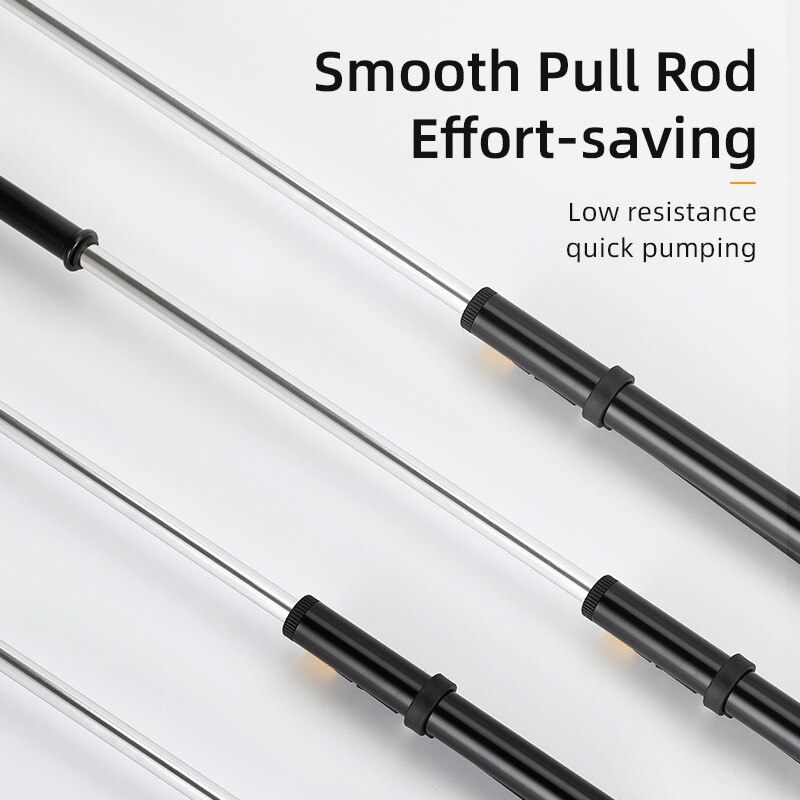 Bicycle Pump MTB Road Bike Shock Absorber Front Fork Pump Cycling Tire Inflator Bicycle Air Pump with Pressure Gauge Hose