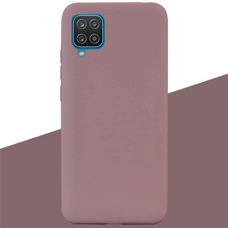 For Samsung A12 Case Soft Silicon Tpu Back Phone Case For Samsung Galaxy A12 GalaxyA12 A 12 SM-A125F a125 Bumper Fundas Coque: 17 Coffee