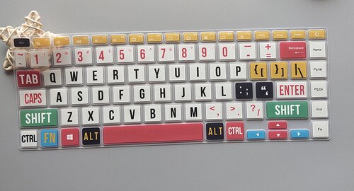Pokrywa klawiatury do laptopa 14-calowy ASUS A Bean Adolbook 14s klawiatura membrana A Bean 14 Laptop folia ochronna silikonowy rękaw: type7