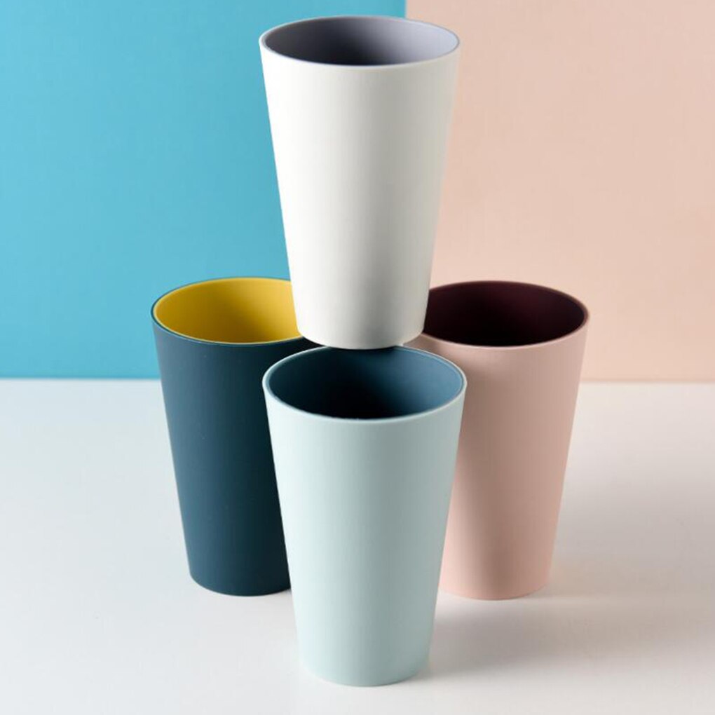 Toothbrush Cup Simple Nordic Travel Portable Wash Cup Bathroom Plastic Toothbrush Tumbler Good Morning Toothbrush Storage Box