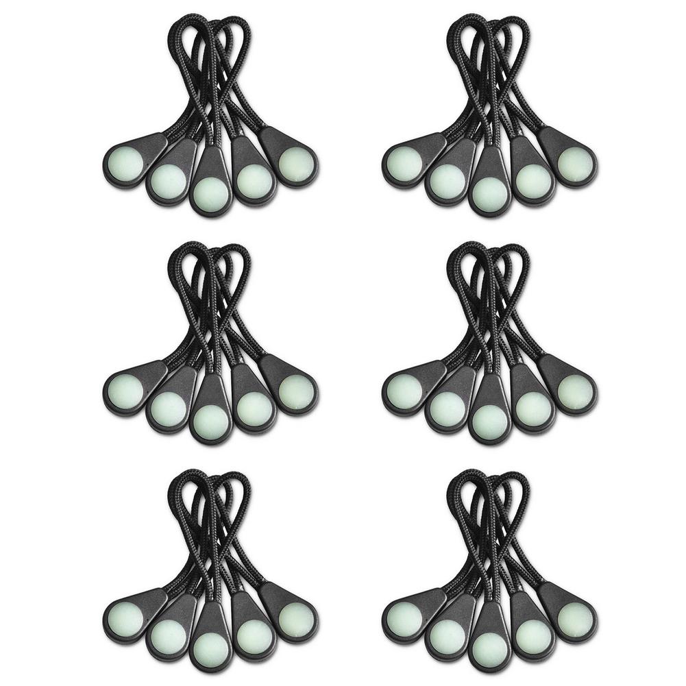 Newest Ultra-Bright Glow In The Dark Night Zipper Pull Ideal Kit Markers For Coats, Jackets, Rucksacks And Tent Zippers