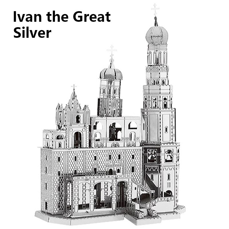 HK Nanyuan 3D Metal Puzzle World Famous Attractions Building DIY Model Kit Children's Educational Toys Games Adult Hobby: 7