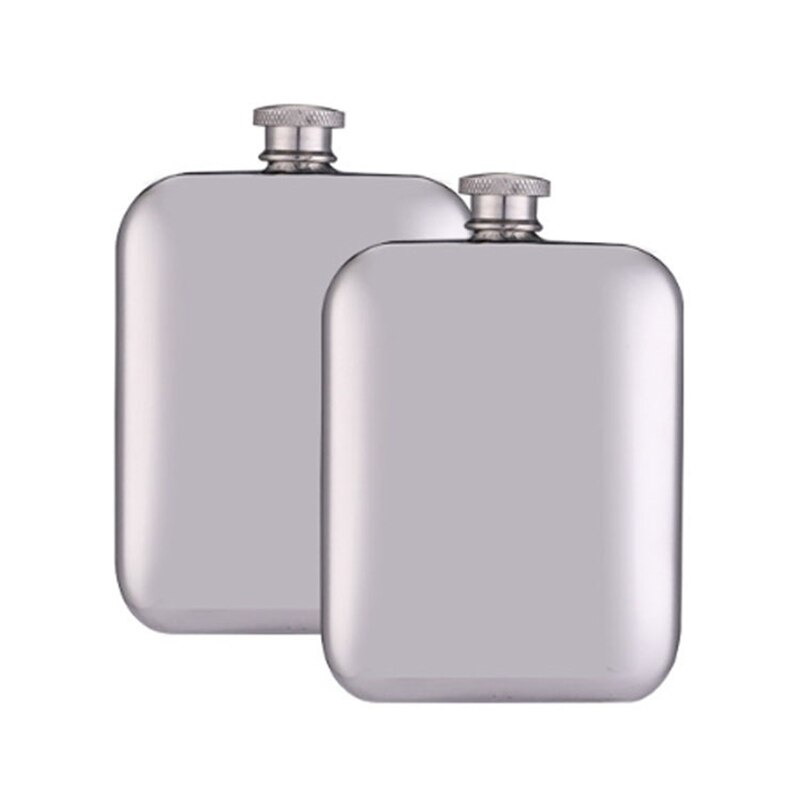 Tragbare Edelstahl Flachmann Alkohol Flasche Reise Whiskey Alkohol Schnaps Flasche Wein Whiskey Topf Getränk Flasche