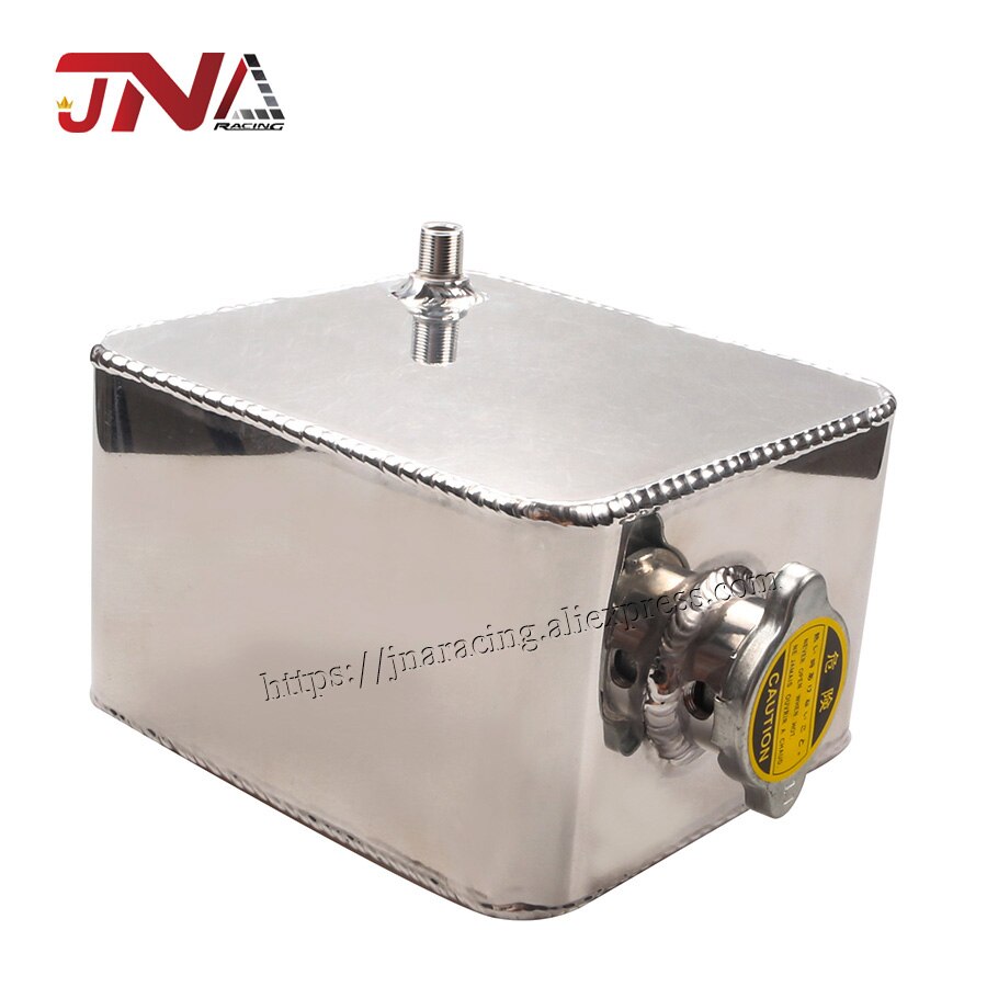 2.5L Aluminum Coolant Overflow Tank Reservoir For universal car Breather Tank Bottle