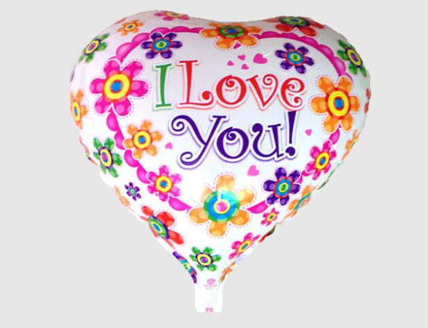 18 inch hart I LOVE U bloem folie mylar helium Ballonnen voor Verjaardagsfeestje bruiloft viering festival decoratie