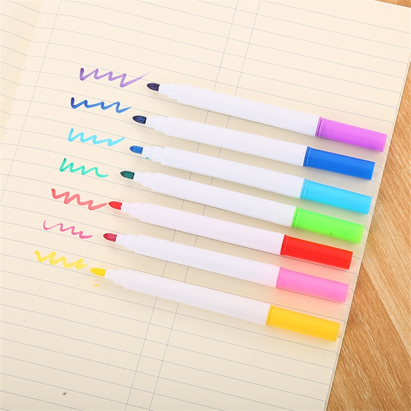 8 Kleuren Uitwisbare White Board Marker Pen Whiteboard Marker Krijt Glas Keramiek Kantoor School Art Marker Kleurrijke Inkt