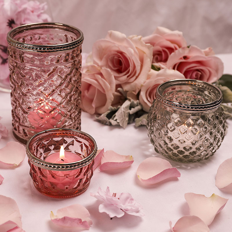 Bunte kerzenhalter glas einstellen kreative dekoration lagerung tasse Bar hochzeit Kerzenlicht-Abendessen romantik