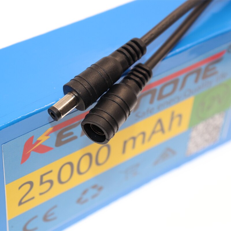 12v 25000mAh lithium-ion Rechargeable battery High Capacity 12.6v 25Ah AC Power Charger With charging indicator + charger