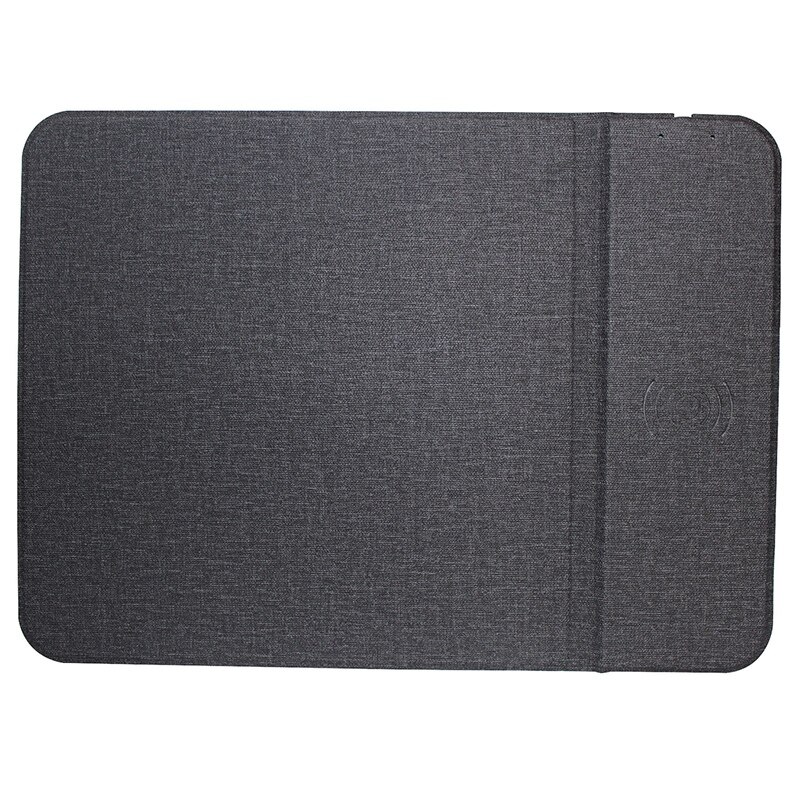 Alfombrilla de ratón de carga inalámbrica Qi de 15W, cargador inalámbrico de teléfono móvil de tela plegable para iPhone 13, 12, 11 pro, 8plo Max, Samsung S21, S20