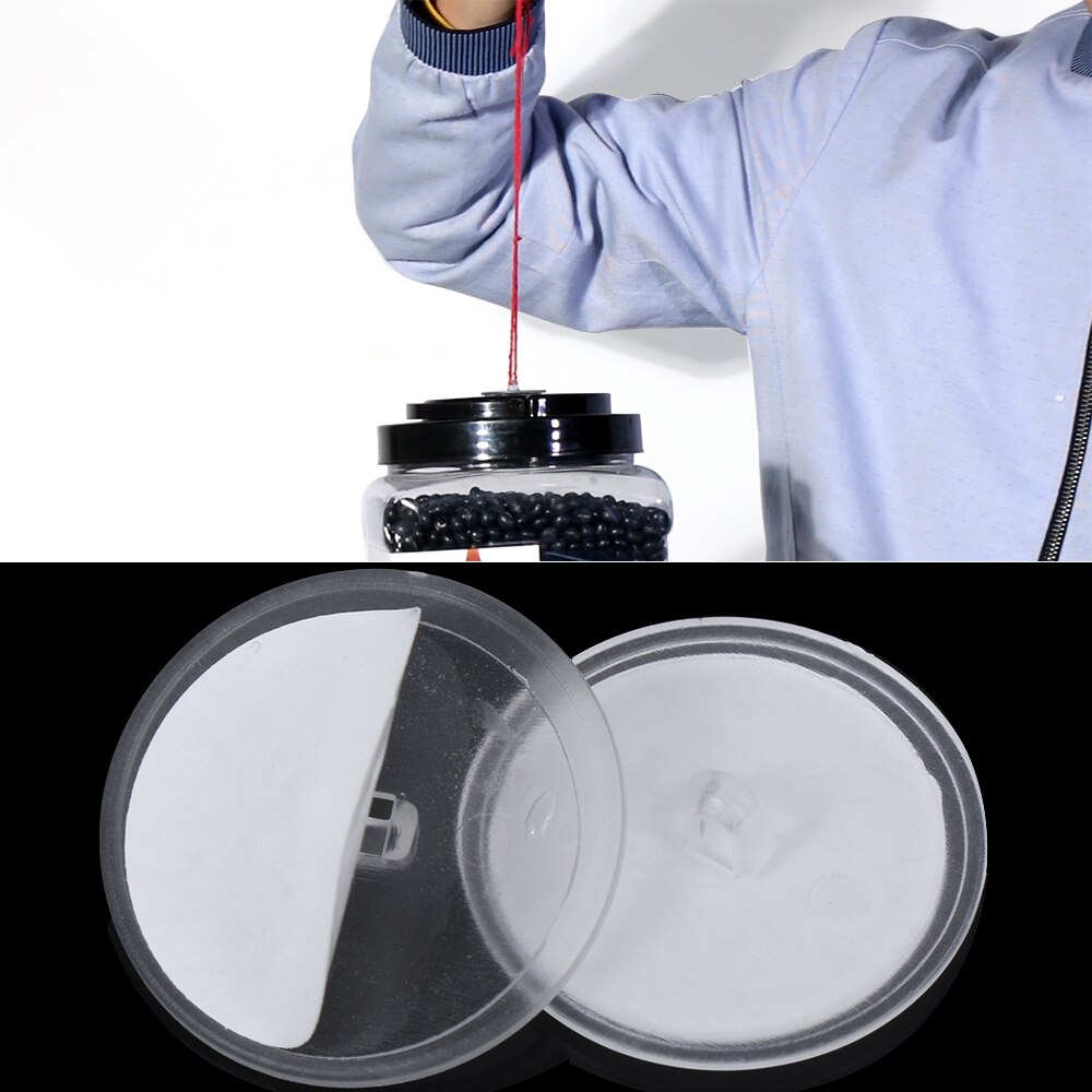 Gancho autoadhesivo para colgar en el techo, gancho de goma de 3cm de succión, sin traza, fuerte, para almacenamiento en casa, decoración, póster, 20/40/60 Uds.