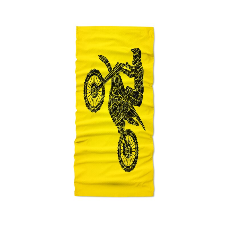 Unisex diy-tryckt ring halsduk rolig enhörning bowling ananas mönster magi sport biker huvudbonad handled mikrofiber bandana: Stil 4