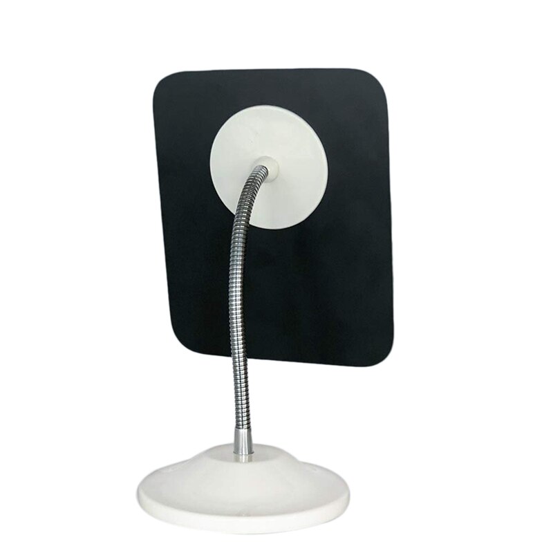 Adjustable Flexible Gooseneck Makeup Mirror 360° Rotating Folding Portable Desktop Mirror with Stand Shower Shave Makeup Mirror