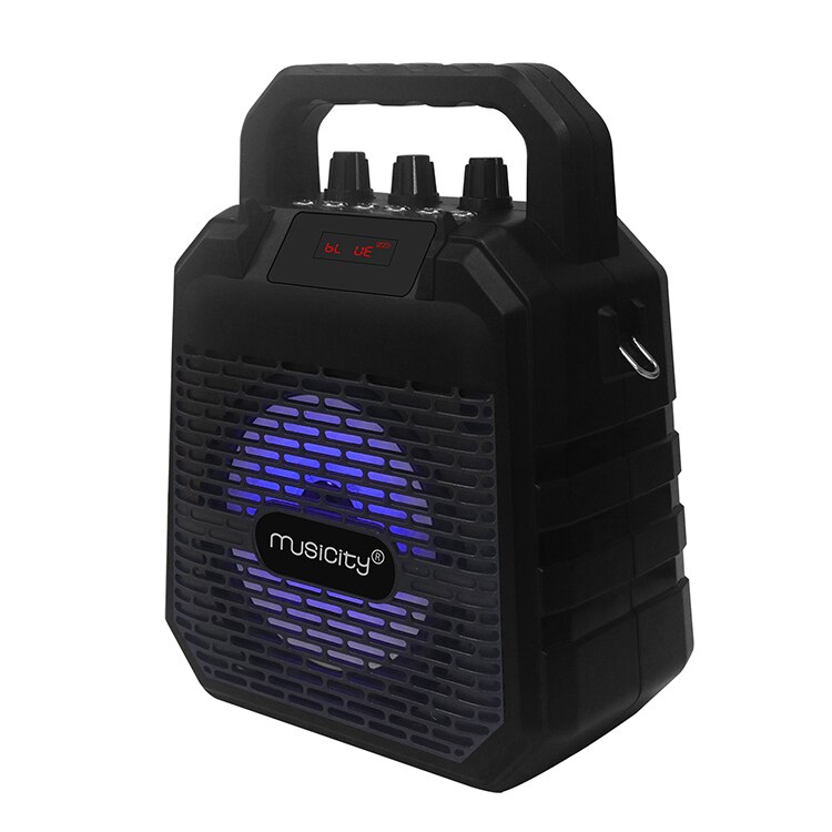 MUSICITY Bluetooth USB Karaoke Amplifier Speaker - Portable Audio Module with Wireless Function