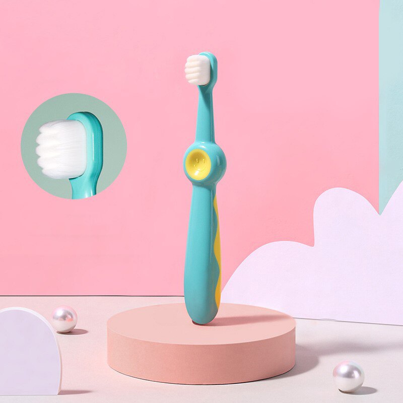 Kinderen Tandenborstel Met Zachte Haren Orale Gezondheid Borstel Met Antislip Handvat Voor Tandenborstels Kind Kids Tandenborstel: Blue