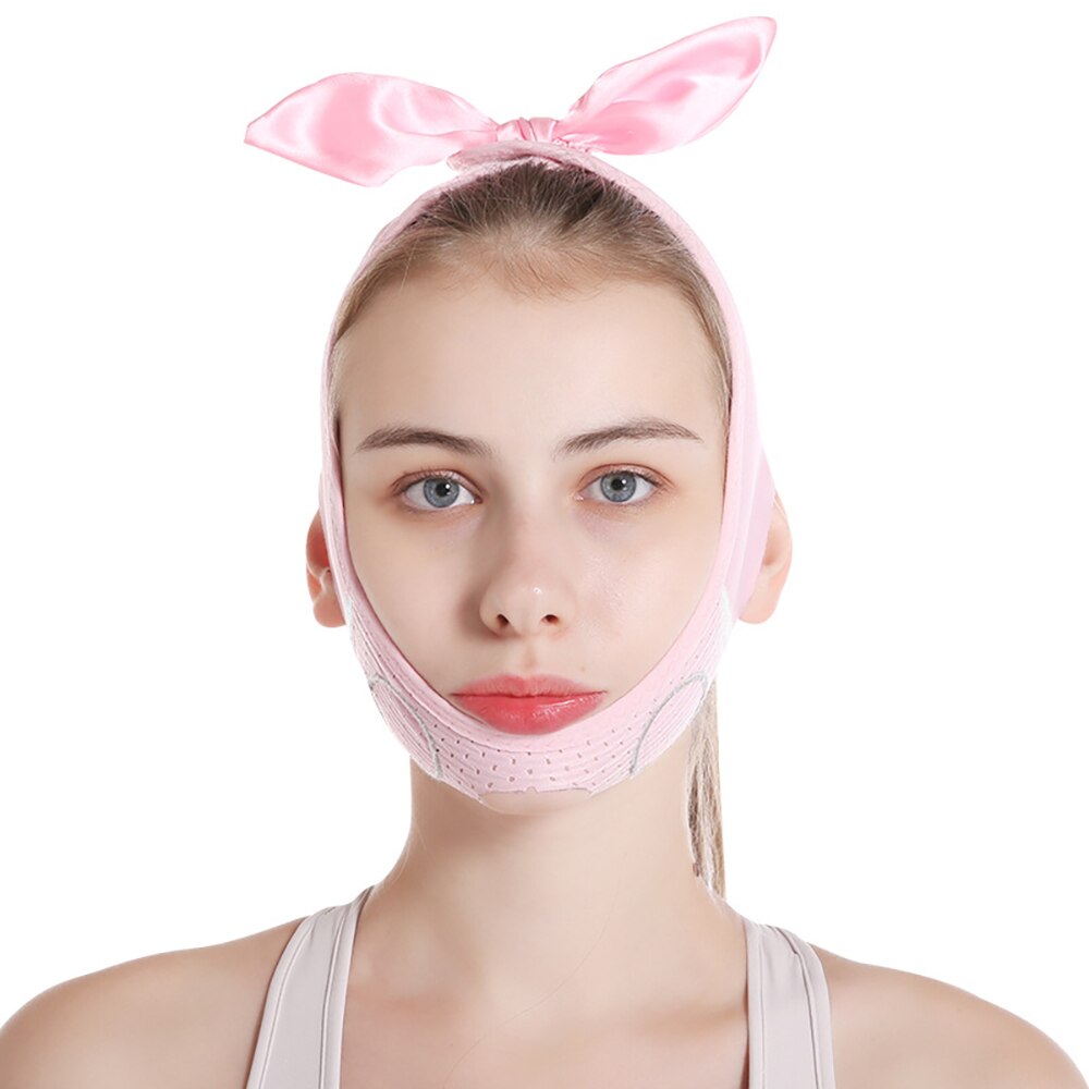 Élastique Double menton réducteur visage minceur sangle v-line Up visage levage pansement Facial Anti-rides sangle soins du visage mince outils: 1