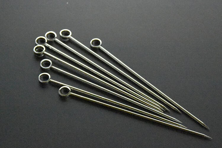 10pc Stainless steel Martini picks bbq skewers 11cm metal cocktail drink stirrer muddler party bar supplies barbecue grill tools