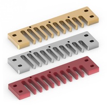 3 Colors Aluminum Alloy 10 Holes Comb Harmonica Part for Hohner Marine Band Crossover and Deluxe