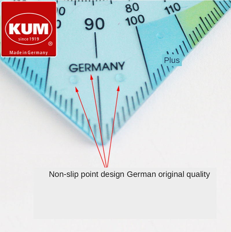 Tyskland kum kum 262 softie flex 16cm fleksibel skridsikker gennemsigtig flerfarvet miljøbeskyttelse sæt firkantet