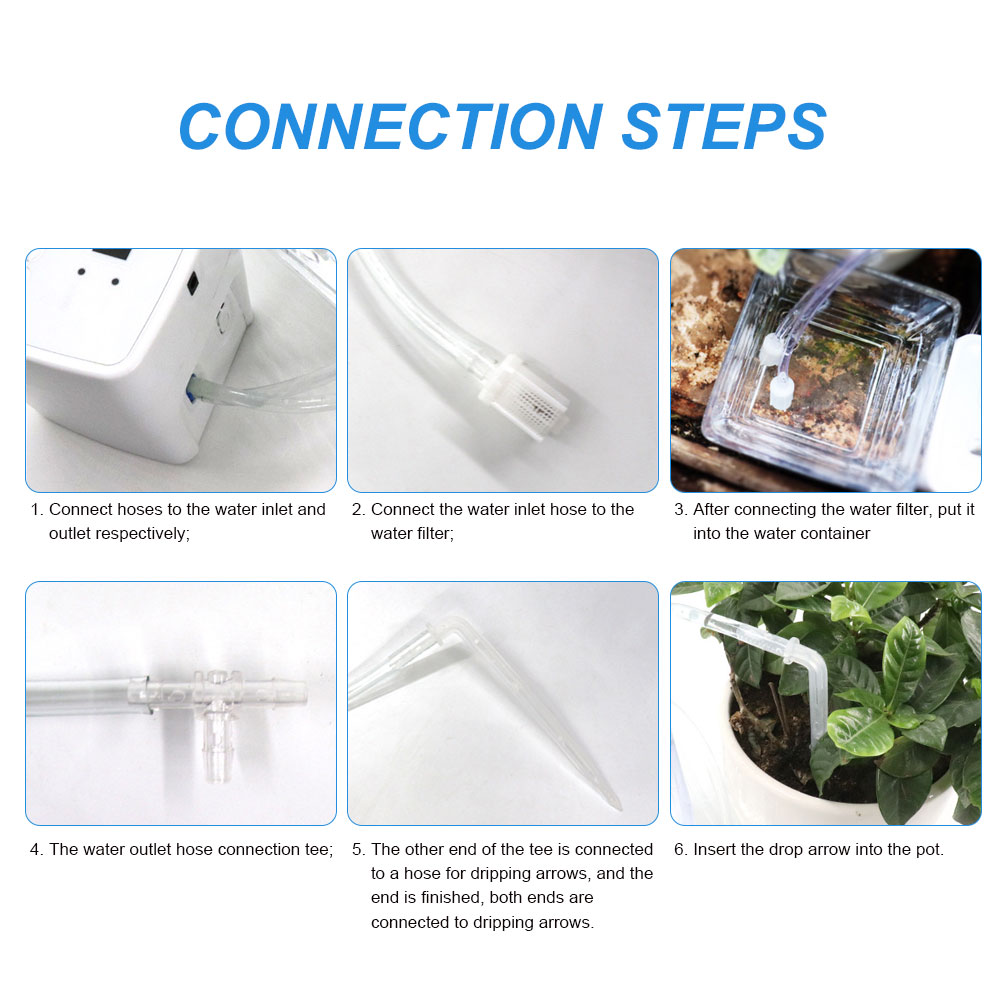Automatic Watering System DIY Micro Drip Irrigation Kit Houseplants Cultivation Device With Digital Interval Programmable Timer
