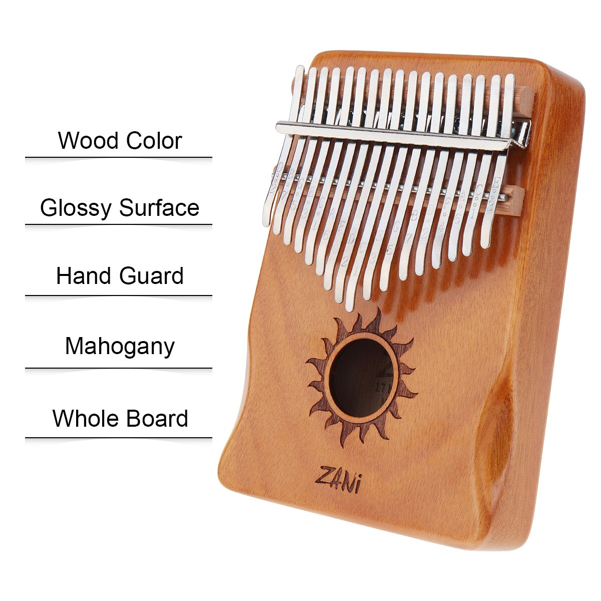 Thumb Piano 17 Keys Kalimba Thumb Piano Mbira Musical Instrument Keyboard Instruments Calimba Machine: 4